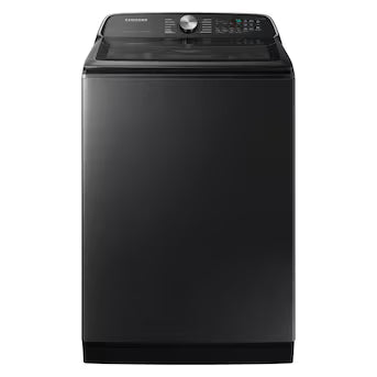 Samsung Super Speed Wash High Efficiency Impeller Extra Large ( 5.5-cu ft ) Top-Load Washer ( Brushed Black ) Model# WA55CG7100AV A19-21 by Scratch-n-Dent Depot