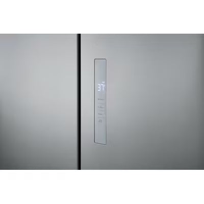Frigidaire Counter-Depth 17.4-cu ft 4 -Door 33-in Wide French Door Refrigerator ( Fingerprint-Resistant Stainless Look ) Model# FRQG1721AV by Scratch N Dent Depot