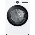 LG 7.4-cu ft Stackable Vented Gas Dryer with Steam Cycle ( White ) Model# DLGX6501W by Smiths Appliance & Furniture