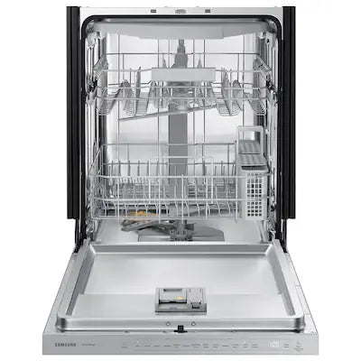 Samsung 24-in Top Control Built-in Dishwasher ( Matte Black Steel ) With Third Rack, AutoRelease Door , 46-Decibel Model# DW80CG5450MT by Scratch-n-Dent Depot