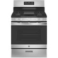 GE 30-in 5 burners 5-cu ft Freestanding Natural Gas Range ( Stainless Steel ) Model# JGBS66REKSS A12-35 by Scratch-n-Dent Depot