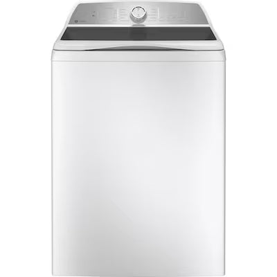 New GE Profile™ ENERGY STAR® 5.0 cu. ft. Capacity Washer with Smarter Wash Technology and FlexDispense™ Model# PTW600BSRWS N02-03 by Scratch-n-Dent Depot