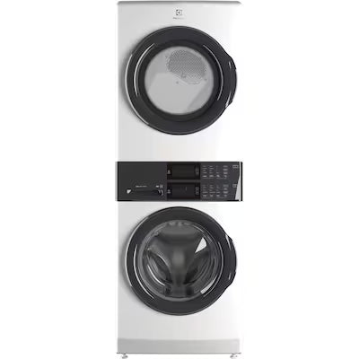 Electrolux LuxCare Wash Stacked Laundry Center with 4.4-cu ft Front load Washer and Electric 8-cu ft Dryer (ENERGY STAR) Model# ELTE7300AW