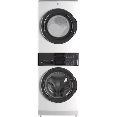 Coming Soon Electrolux LuxCare Wash Electric Stacked Laundry Center with 4.4-cu ft Front load Washer and 8-cu ft Dryer ( White ) Model# ELTE7300AW