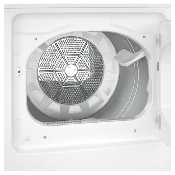 GE 6.2-cu ft Vented Electric Dryer ( White ) Model# GTX33EASKWW A19-02 by Scratch-n-Dent Depot