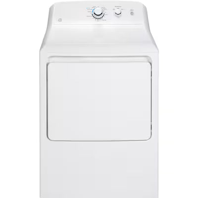 GE 6.2-cu ft Vented Gas Dryer ( White ) 120 FT Venting Model# GTX33GASKWW