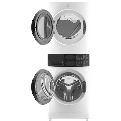 Electrolux SmartBoost Premix Electric Stacked Laundry Center with 4.5-cu ft Front load Washer and 8-cu ft Dryer ( White ) Model# ELTE7600AW by Smiths Appliance & Furniture