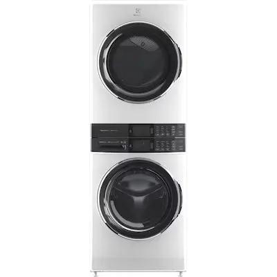 Electrolux SmartBoost Premix Electric Stacked Laundry Center with 4.5-cu ft Front load Washer and 8-cu ft Dryer ( White ) Model# ELTE7600AW by Smiths Appliance & Furniture