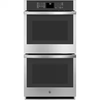 Coming Soon GE 27 inch Double Electric Wall Oven Self + Steam Cleaning ( Stainless Steel ) Model# JKD3000SNSS