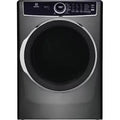 Electrolux Predictive Dry and Instant Refresh 8-cu ft Stackable Vented Gas Dryer with Steam Cycle ( Titanium ) Model# ELFG7637AT by Smiths Appliance & Furniture
