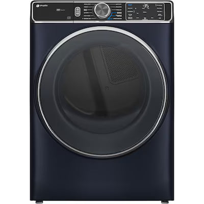 Coming Soon GE Profile 7.8-cu ft Stackable Vented Electric Dryer with Steam Cycle ( Sapphire Blue ) Model# PFD87ESPVRS