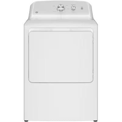 Coming Soon GE 7.2 cu. ft. Capacity Gas Dryer with Up To 120 ft. Venting and Reversible Door Model# GTD38GASWWS