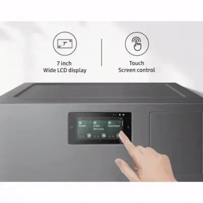 Samsung 5.3-cu ft Ventless All-In-One Washer Dryer Combo with Steam Cycle ( Brushed Black ) Model# WD53DBA900HB by Scratch N Dent Depot