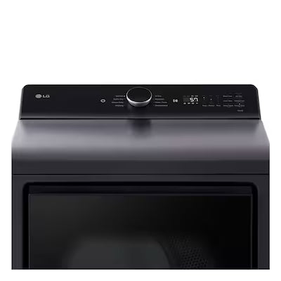 LG 7.3-cu ft Vented Electric Dryer ( Matte Black ) Model# DLE8480LE