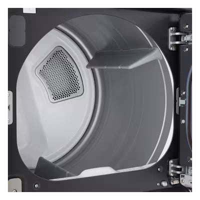 LG 7.3-cu ft Vented Electric Dryer ( Matte Black ) Model# DLE8480LE