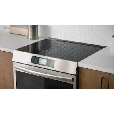 Frigidaire Gallery 30-in 5 burners 6.2-cu ft , Air Fry Convection Oven Slide-In Single Induction Range ( Fingerprint Resistant Stainless Steel ) Model# GCFI3060BF by Smiths Appliance & Furniture