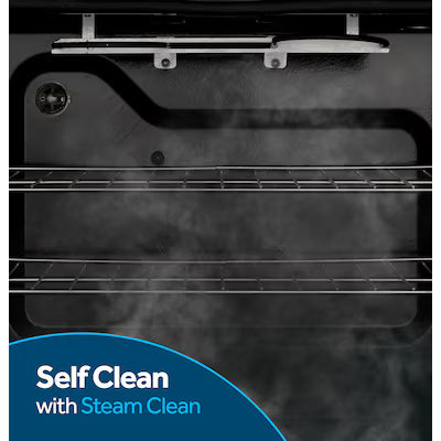 Coming Soon GE Crisp Mode 30-in Glass Top 5 burners 5.3-cu ft Slide-In Electric Range ( Stainless Steel ) Model# GRS500PVSS