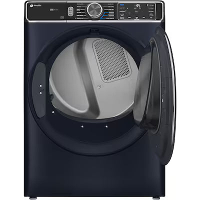 Coming Soon GE Profile 7.8-cu ft Stackable Vented Electric Dryer with Steam Cycle ( Sapphire Blue ) Model# PFD87ESPVRS