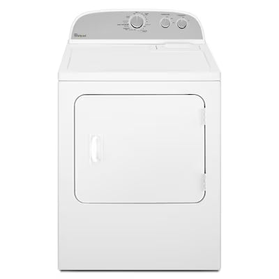 Whirlpool 7-cu ft Vented Gas Dryer ( White ) Model# WGD4815EW by Scratch N Dent Depot