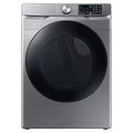 Samsung 7.5-cu ft Stackable Vented Electric Dryer with Steam Cycle ( Platinum ) Model# DVE45B6300P by Smiths Appliance & Furniture