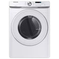 Samsung 7.5-cu ft Stackable Vented Electric Dryer ( White ) Model# DVE45T6000W A19-12 by Scratch-n-Dent Depot