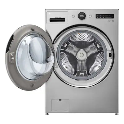LG 5.0-cu ft Ventless All-In-One Washer Dryer Combo with Steam Cycle ( Graphite Steel ) Model# WM6998HVA by Smiths Appliance & Furniture