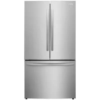 Frigidaire Standard-Depth 28.8-cu ft 3 -Door 36-in Wide French Door Refrigerator with Ice Maker with Water Dispenser ( Smudge-Proof Stainless Steel ) ENERGY STAR Certified Model# FRFN2813AF by Smiths Appliance & Furniture