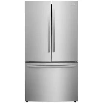Frigidaire Standard-Depth 28.8-cu ft 3 -Door French Door Refrigerator with Ice Maker with Water Dispenser ( Smudge-Proof Stainless Steel ) Model# FRFN2813AF