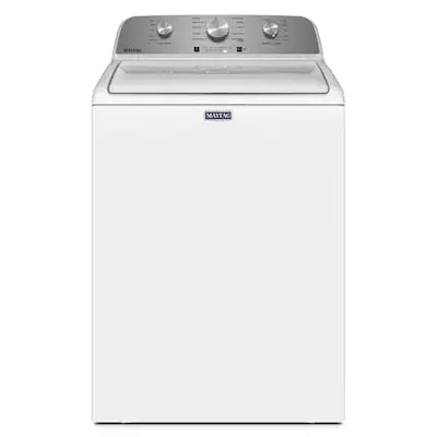 Maytag Deep Fill High Efficiency Agitator Large ( 4.5-cu ft ) Top-Load Washer ( White ) Model# MVW4505MW