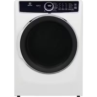 Electrolux 8-cu ft Stackable Vented Electric Dryer with Steam Cycle ( White ) Model# ELFE7626BW by Smiths Appliance & Furniture