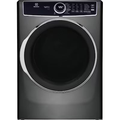 Electrolux Extra Large Stackable Steam Cycle Vented Electric Dryer ( Titanium ) Energy Star Certified Model# ELFE7637AT