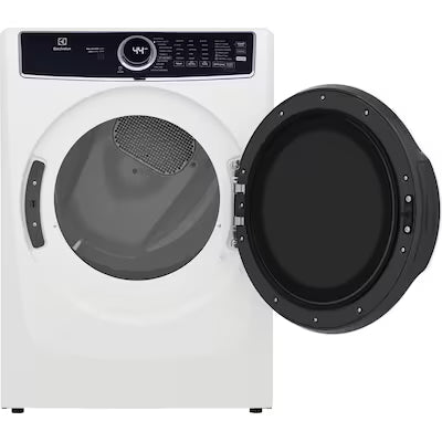 Electrolux 8-cu ft Stackable Vented Electric Dryer with Steam Cycle ( White ) Model# ELFE7626BW by Smiths Appliance & Furniture