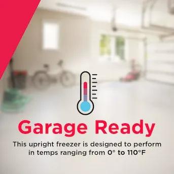 Frigidaire 20-cu ft Garage Ready Frost-free Upright Freezer ( White ) ENERGY STAR Certified Model# FFUE2024AW A19-25 by Scratch-n-Dent Depot
