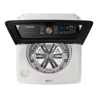 Samsung Auto Dispense High Efficiency Impeller Extra Large ( 5.5-cu ft ) Top-Load Washer ( Ivory ) Model# WA55CG7500AE A13-31 by Scratch-n-Dent Depot