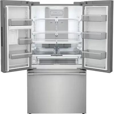 Frigidaire Professional Counter-Depth 23.3-cu ft 3 -Door 36-in Wide with Ice Maker ( Smudge-Proof Stainless Steel ) ENERGY STAR Certified Model# PRFG2383AF by Smiths Appliance & Furniture