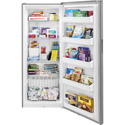 Frigidaire 13-cu ft Garage Ready Frost-free Upright Freezer ( Fingerprint-Resistant Stainless Look ) Model# FFFU13F2VV