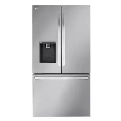LG Counter-Depth MAX 25.5-cu ft 3 -Door 36-in Wide with Dual Ice Maker ( PrintProof Stainless Steel ) ENERGY STAR Certified Model# LRFXC2606S by Smiths Appliance & Furniture