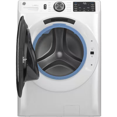 GE 5.0 cu. ft. Capacity Smart Front Load ENERGY STAR Steam Washer with SmartDispense UltraFresh Vent System with OdorBlock and Sanitize + Allergen ( White ) Model# GFW655SSVWW