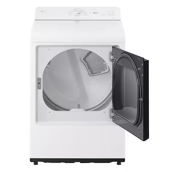 LG 7.3-cu ft Vented Electric Dryer ( Alpine White ) Model# DLE8200W A19-23 by Scratch-n-Dent Depot