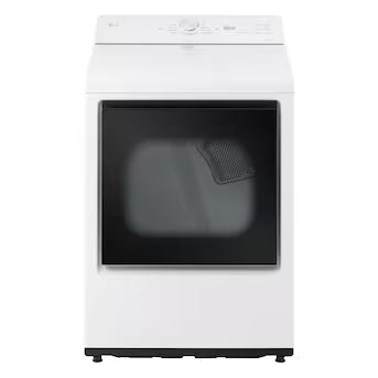 LG 7.3-cu ft Vented Electric Dryer ( Alpine White ) Model# DLE8200W A19-23 by Scratch-n-Dent Depot
