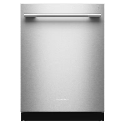 KitchenAid 24-in Top Control Built-in Dishwasher ( PrintShield Stainless ) With Third Rack, ProWash, ProDry Max , 44-Decibel Model# KDTS424SPS
