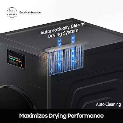 Samsung 5.3-cu ft Ventless All-In-One Washer Dryer Combo with Steam Cycle ( Brushed Black ) Model# WD53DBA900HB by Scratch N Dent Depot