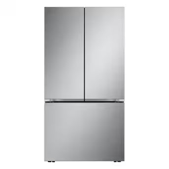 LG Counter-Depth 26.5-cu ft 3 -Door 36-in Wide Smart Compatible French Door Refrigerator with Ice Maker with Water Dispenser ( PrintProof Stainless Steel ) ENERGY STAR Certified Model# LRFLC2716S by Scratch N Dent Depot