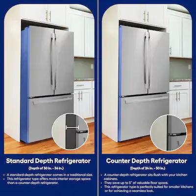 Frigidaire Professional Counter-Depth 23.3-cu ft 3 -Door 36-in Wide with Ice Maker ( Smudge-Proof Stainless Steel ) ENERGY STAR Certified Model# PRFG2383AF by Smiths Appliance & Furniture