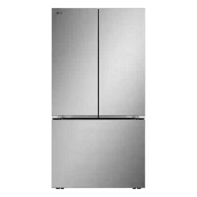 LG Counter-Depth Zero Clearance 25.1-cu ft 3 -Door 36-in Wide French Door Refrigerator with Ice Maker ( PrintProof Stainless Steel ) ENERGY STAR Certified Model# LF25Z6211S by Scratch-n-Dent Depot