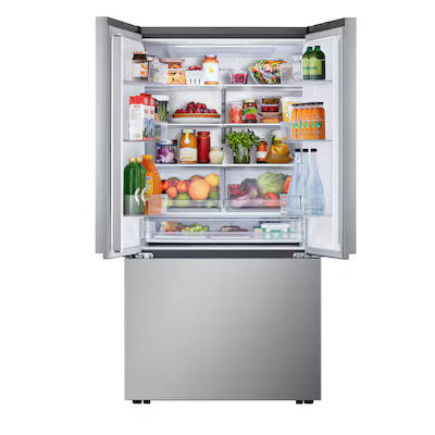 LG Counter-Depth Zero Clearance 25.1-cu ft 3 -Door 36-in Wide with Ice Maker ( PrintProof Stainless Steel ) ENERGY STAR Certified Model# LF25Z6211S