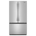 Whirlpool Standard-Depth 31-cu ft 36-in Wide French Door Refrigerator with Ice Maker ( Fingerprint Resistant Stainless Finish ) ENERGY STAR Certified Model# WRFF3136SZ A19-53 by Scratch-n-Dent Depot