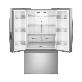Whirlpool Standard-Depth 31-cu ft 36-in Wide French Door Refrigerator with Ice Maker ( Fingerprint Resistant Stainless Finish ) ENERGY STAR Certified Model# WRFF3136SZ A19-53 by Scratch-n-Dent Depot