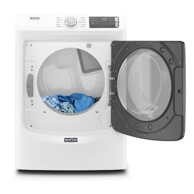 Maytag 7.3-cu ft Stackable Vented Electric Dryer ( White ) Model# MED5630HW by Scratch N Dent Depot