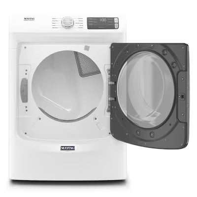 Maytag 7.3-cu ft Stackable Vented Gas Dryer ( White ) Model# MGD5630HW by Scratch N Dent Depot
